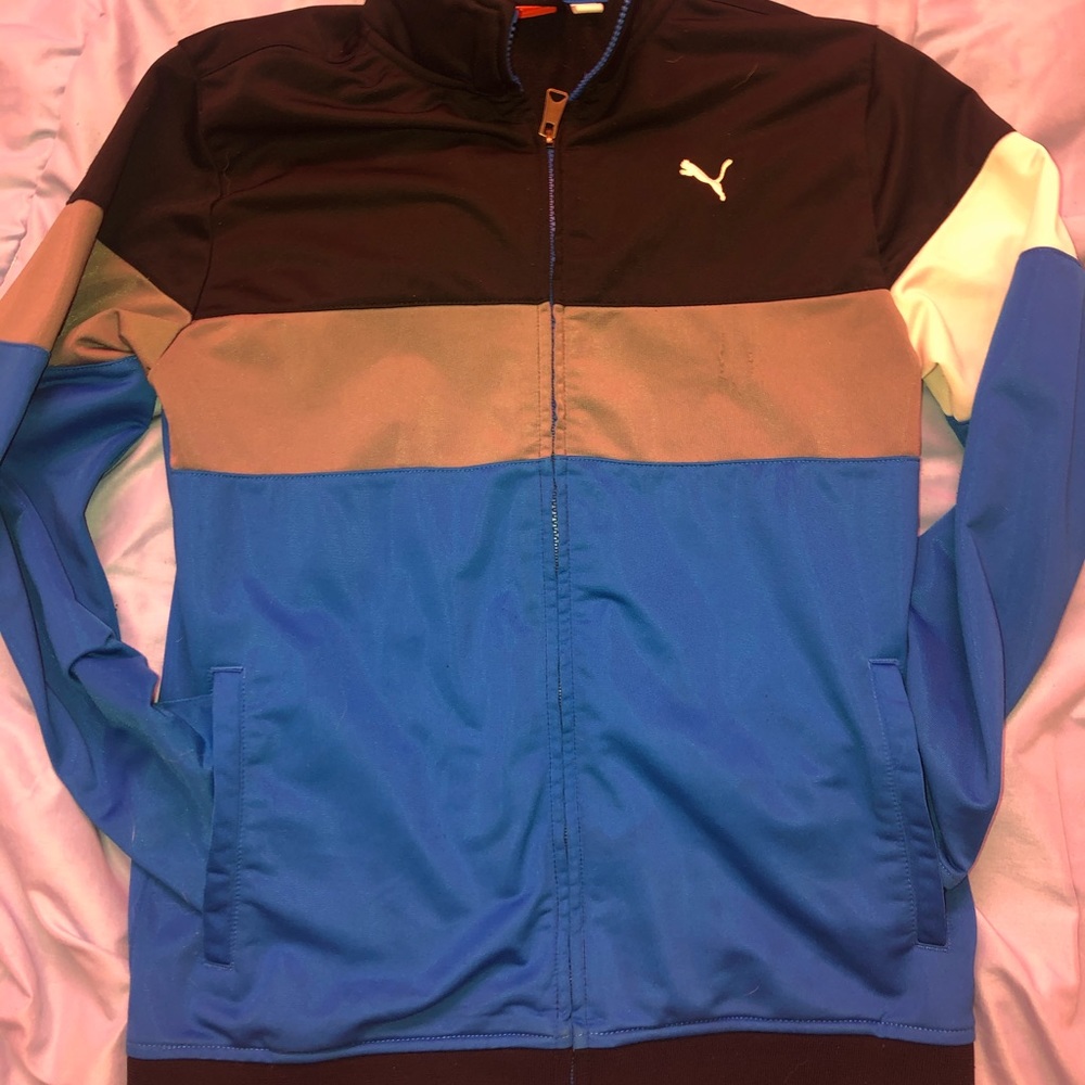 Boys puma zip up